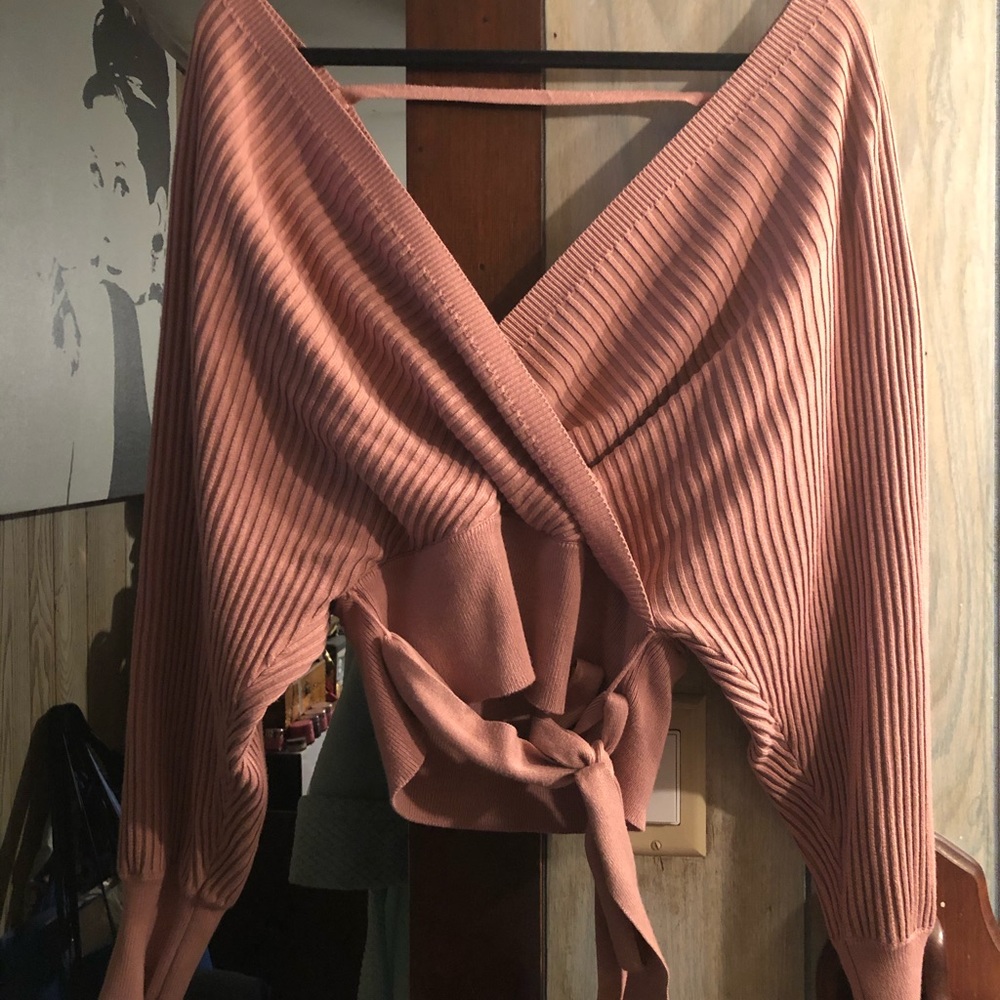 Closet Candy Best Day Ever Sweater. Dusty Rose.